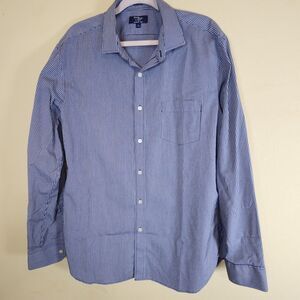 J. Crew Thompson Shirtings Shirt Mens XL 17-17.5 Wrinkle‎ Free Plaid 80's 2 Ply